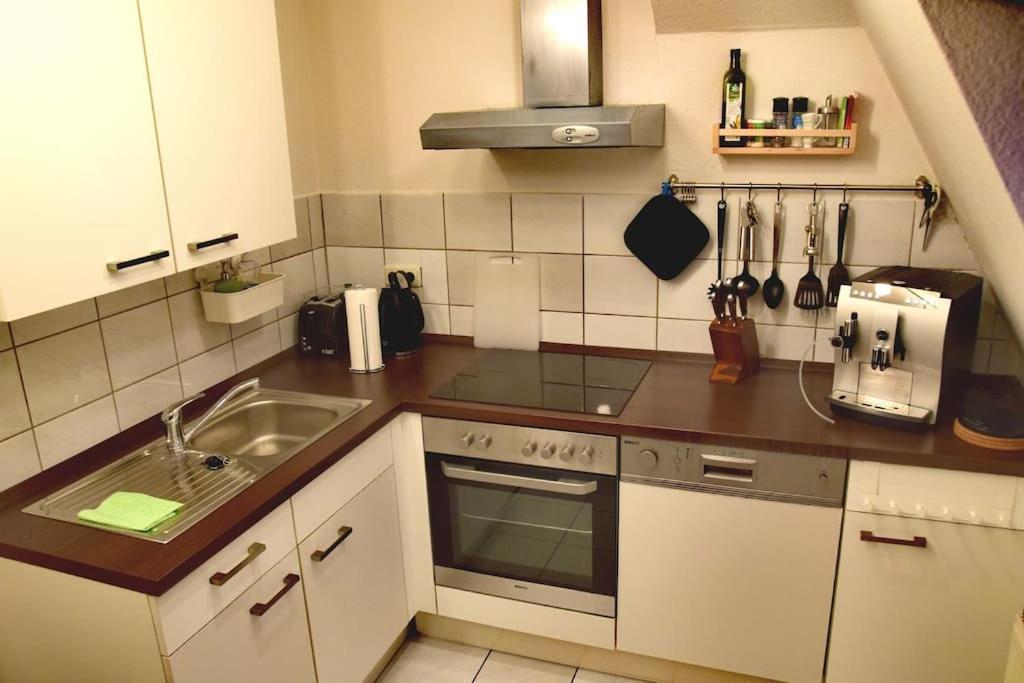 Central Apartment Magdeburg Bagian luar foto